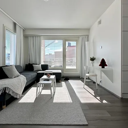 公寓 Rooftop Penthouse With Aurora Terrace 罗瓦涅米