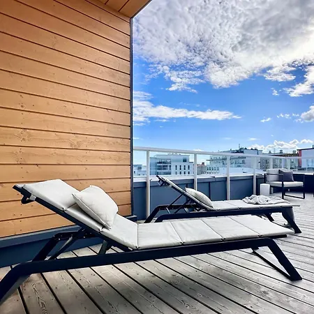 Rooftop Penthouse With Aurora Terrace 罗瓦涅米