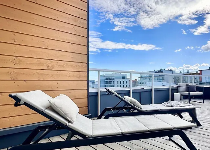 Rooftop Penthouse With Aurora Terrace Rovaniemi